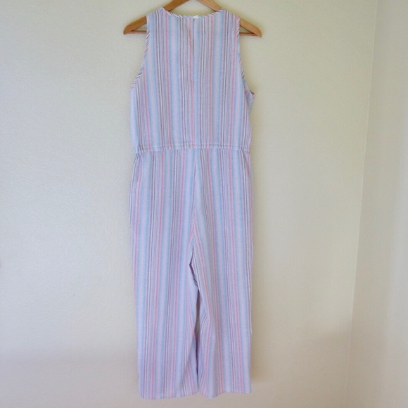 NWT DREW Multi-Striped Sleeveless Jumpsuit - Picture 2 of 8